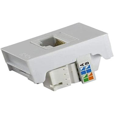 Imagem de Módulo Tomada De Rede Rj45 8 Fios - Linha Slim Ilumi