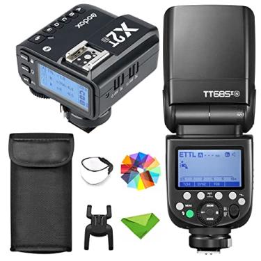 Imagem de Godox TT685II-N I-TTL Flash com gatilho X2T-N para câmera Nikon HSS 1/8000s Speedlite, sistema X sem fio 2.4G compatível para Nikon D800 D700 D7100 D7000 D5200 D5000 etc (TT685-N atualizado)