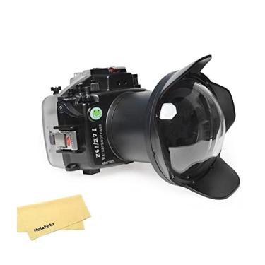 Imagem de Seafrogs 40M/130FT Caixa Impermeável da Câmera Subaquática para Nikon Z6II Z7II com Porta de Cúpula longa de 8 Polegadas, Compatível com Nikon 16-35 1.4 G, 24-70 F2.8, AF-S VR105 F/2.8G