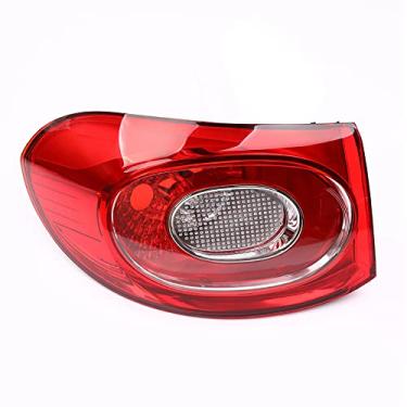 Imagem de JESYMBX Para Volkswagen Tiguan 2010 2011 2012 2013 2014 2015 2016 Luz traseira de LED para para-choque traseiro Luz de advertência de freio Tampa da lâmpada de luz traseira Conjunto de peças automotivas