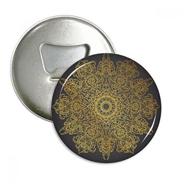 Imagem de Imã de geladeira com emblema multifuncional da Cultura da Tailândia, espalhado pela folha dourada