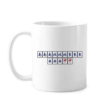 Imagem de Grand Four Happiness Mahjong Tiles Caneca Cerâmica Café Porcelana Utensílios de Mesa