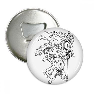 Imagem de Masterpiece Romance Kingdoms Abridor de garrafas com ímã de geladeira emblema multifuncional