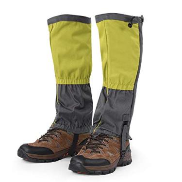Imagem de polainas de bota ultra anti-rasgo para caminhadas,Polainas de perna com z¨ªper ¨¤ prova d'¨¢gua, polainas de sapato ajust¨¢veis ??para ca?a, polainas de neve respir¨¢veis ??para homens e mulheres(Gre