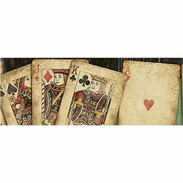 Imagem de Barra Adesiva para Decoupage Litoarte 43,6 x 4 cm - Modelo BDA-IV - 727 Cartas Baralho