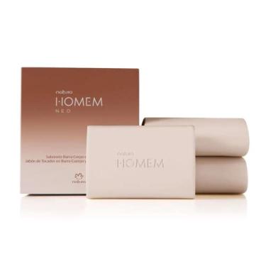 Imagem de Sabonete em Barra Barba e Corpo Natura Homem Neo com 3 unidades