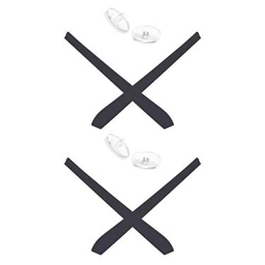 Imagem de Mryok — Protetor nasal de substituição para óculos de sol Oakley Wingspan – Opções, Black & Black, One Size