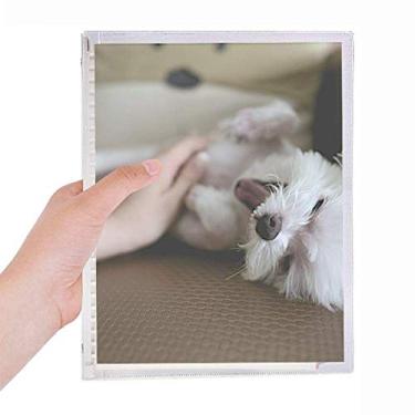 Imagem de Caderno de fotos fofo de animais de estimação com folhas soltas e diário recarregável