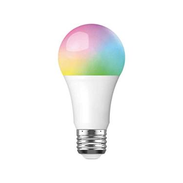 Imagem de Lâmpada inteligente, lâmpadas Wifi em mudança de cor funcionam com Alexa Google Home, 10W