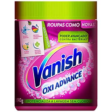 Imagem de Vanish Tira Manchas Em Pó Oxi Advance 390G Refil Econômico Para Roupas Coloridas Rosa