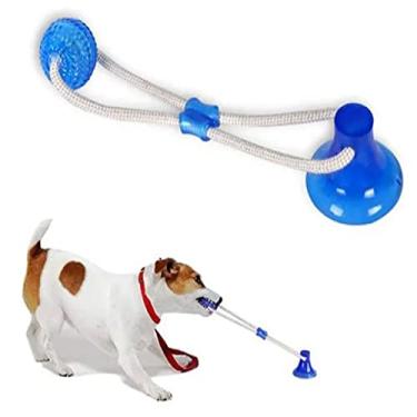 Imagem de Brinquedo Interativo Para Cachorros Gruda No Chão Ventosa Puxar Morder Pets
