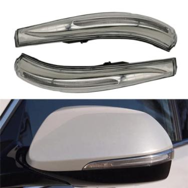 Imagem de 2Pçs Espelho Repetidor Led Luz Do Carro Espelho Retrovisor Virar Lâmpada Para Hyundai Santa Fe-Xl 2013-2018 87613b8000