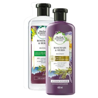 Imagem de Kit Shampoo + Condicionador Herbal Essences Bio Renew Alecrim e Ervas 400ml