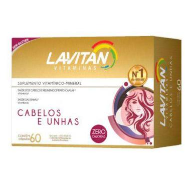 Imagem de Lavitan Hair Cabelos E Unha Cimed 60 Cápsulas Com Biotina (Fortalece O