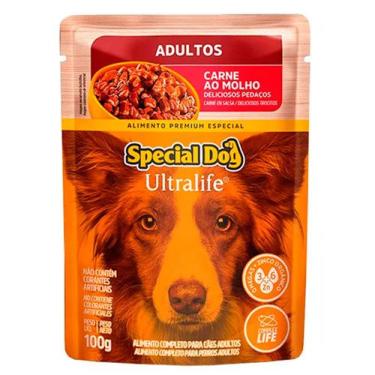 Imagem de Sachê Special Dog Ultralife Para Cães Adultos Sabor Carne Com Bata-Doc