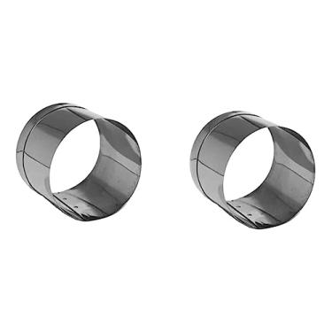 Imagem de Kit 2 Aro Cortador De Massas, Bolo, Torta, Biscoito 6x5 Inox