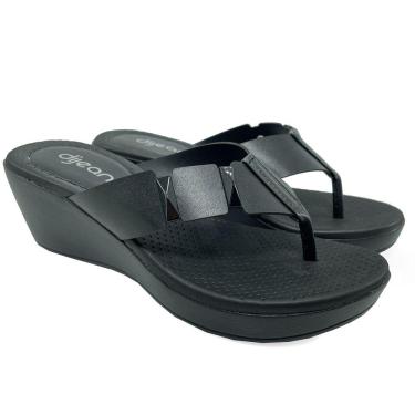 Imagem de Tamanco Anabela Dijean Anatômico Com Detalhe - Preto