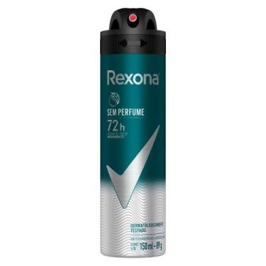 Imagem de Desodorante Antitranspirante Aerosol Masculino Rexona Sem Perfume 72 H