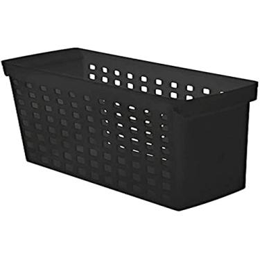 Imagem de Ordene - Arquivo Plástico Estreito com Furação, Cor Preta, Linha Office