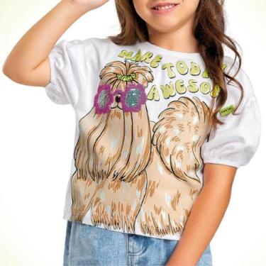 Imagem de Camiseta T-Shirt Cachorrinho Infantil - Fakini