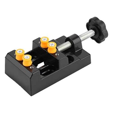 Imagem de Torno de mesa de escultura, mini grampo plano, mini abertura paralela para mesa, ferramenta de reparo de vício para joias, relógio nuclear de nogueira Ferramentas industriais