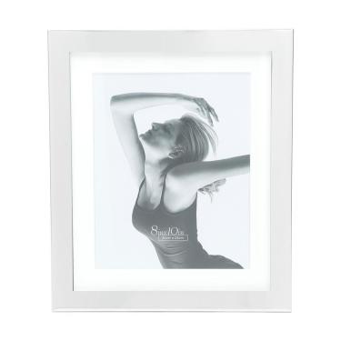 Imagem de Porta-Retrato Wolff de Aço Prata 13cm x 18cm