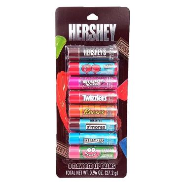 Imagem de Taste Beauty Pacote com 8 protetores labiais Hershey com sabor variado