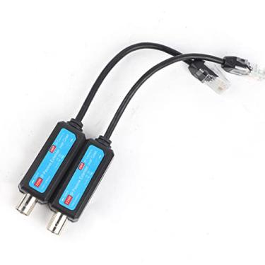Imagem de MUNEFE Extensor, extensor receptor transmissor, transmissor coaxial de rede IP passiva para vários sistemas de câmera IP NVR