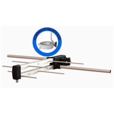 Imagem de Antena Indusat Externa Log Digital AE-850i, 10 Elementos com kit para instalação 
