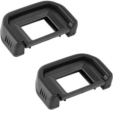 Imagem de ChromLives Protetor de visor para câmera Eyepiece Eyecup 18 mm EB de substituição Canon EOS 80D 70D 60D 77D 50D 5D 5D Mark II 6D 6D Mark II 40D 30D 20D 20DA 10D 60DA A2 A2E D30 D60, EF, EF Replacement