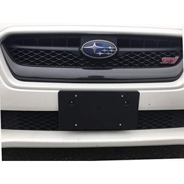 Imagem de Kit adaptador de furo redondo de suporte de montagem de placa de carro para Subaru Crosstrek 2016-2023 - Conjunto de suporte de placa com 6 parafusos e kit de chave inglesa, kit de montagem de etiqueta de licença, suportes de placas, acessórios de carro