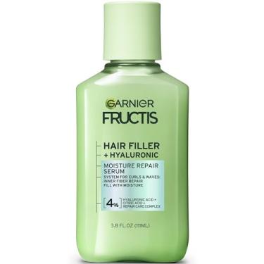 Imagem de Garnier Fructis Sérum reparador de umidade para cabelos encaracolados, ondulados, com ácido hialurônico, 1 unidade