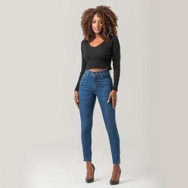 Imagem de Calça Jeans Feminina Disparate Cigarrete Básica Dia a Dia-Feminino