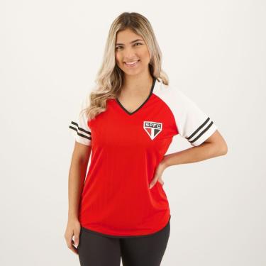 Imagem de Camisa São Paulo Cheerleader Feminina Vermelha-Feminino