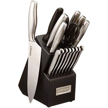 Imagem de Conjunto de Facas Artiste Cuisinart 14 Peças em Aço Inoxidável com Afiador e Tesoura
