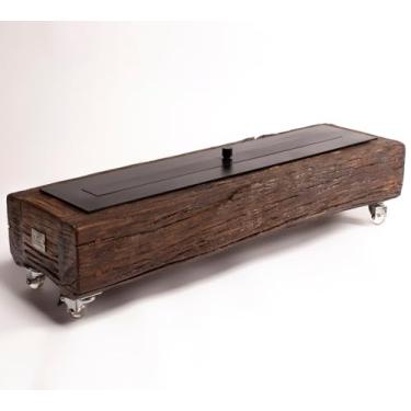 Imagem de Lareira Ecológica Madeira Portátil (Black 80cm)