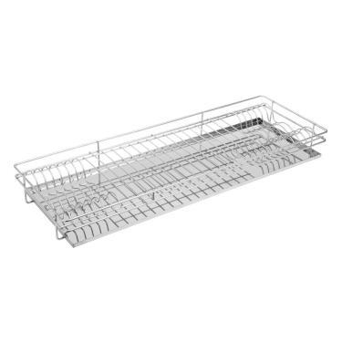 Imagem de Escorredor de louça versátil Masutti Copat para armário ou bancada com bandeja de inox 304L