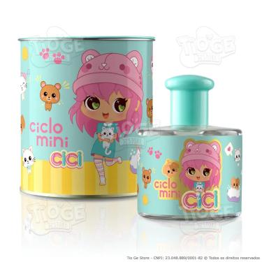 Imagem de Perfume Infantil Cici Zoe Ciclo Mini Deo Colônia Com Lata Personalizada Presente 100Ml