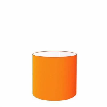 Imagem de Cúpula Abajur Cilíndrica Cp-8005 Ø18x18cm Laranja