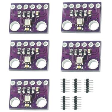 Imagem de PAMEENCOS 5 peças GY-BME280-3.3 BME280 3,3 V Sensor de Pressão Atmosférica Módulo Altímetro GY-BME280-3.3 Módulo Sensor de Temperatura e Umidade para Arduino