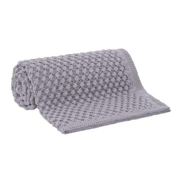 Imagem de Buddemeyer Manta 125x150cm Tricot Manu Cinza