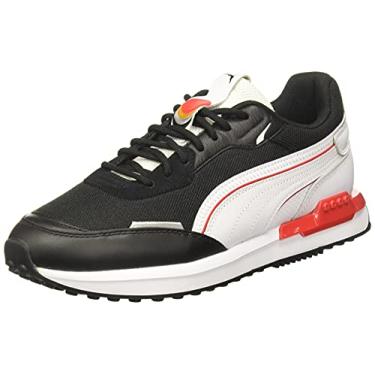 Imagem de PUMA Men's City Rider Sneaker, Puma Black/Puma White, 12