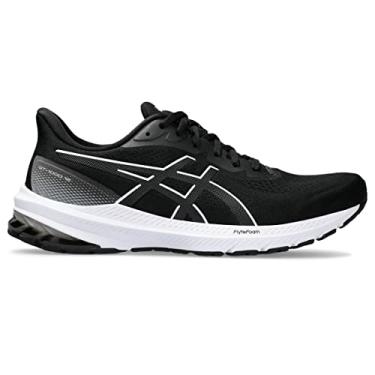 Imagem de ASICS Tênis de corrida masculino GT-1000 12, Preto/branco, 38