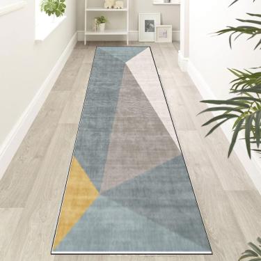 Imagem de Tapetes de porta Dirt Trapper, antiderrapante corredor de carpete de corredor, tapete de corredor de cozinha, tapete de borracha muito longo corredor de corredor tapetes estreitos, para sala