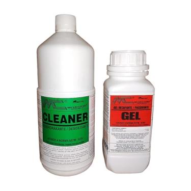 Imagem de Kit Gel Decapante E Passivante Limpa Solda Inox 625 Gramas + Desengraxante Para Solda Cleaner Avesta 401 1 Litro
