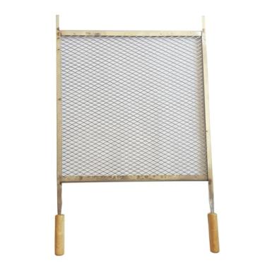 Imagem de Grelha Churrasqueira 50x40cm Chapa Expandida Inox