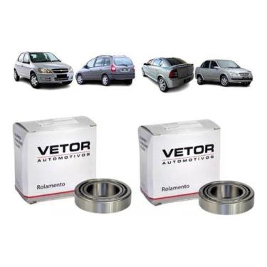 Imagem de Kit 2 Rolamentos Caixa Satelite Corsa Agile Zafira 8v Meriva - Girar R