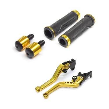 Imagem de Kit Manete Esportivo Manopla XL Com Peso Haojue DK 150 - Stark Race , 