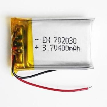 Imagem de Bateria Gps Mp3 Fone Caneta 400 Mah 2 Fios  3,7v Nova 702030 - bgb