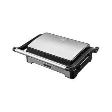 Imagem de Sanduicheira e Mini Grill HQ 180º 1000W Antiaderente Inox HQ-SG002 220V